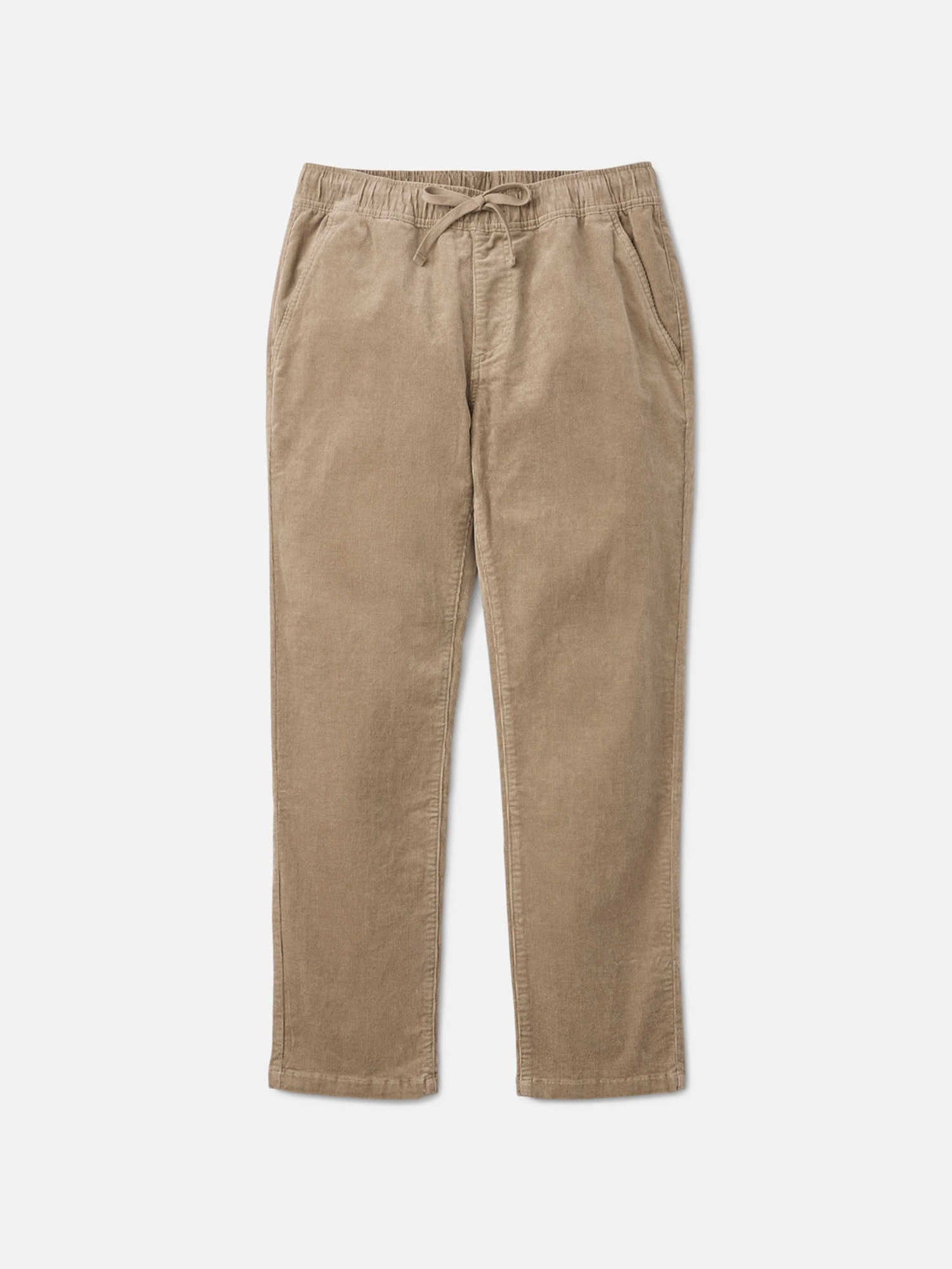Katin Pipeline Corduroy Pant Khaki Slim Straight Leg Fit front flat view