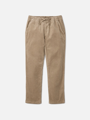 Katin Pipeline Corduroy Pant Khaki Slim Straight Leg Fit front flat view