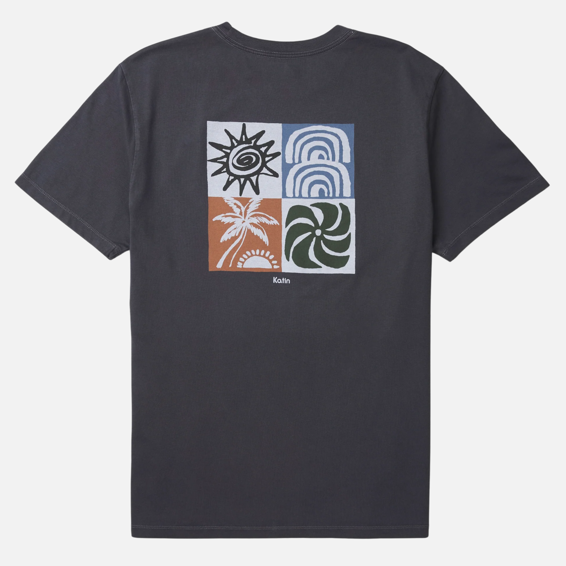 Katin Realm Tee Polar Navy Blue Graphic Tee T-Shirt Short Sleeve Men’s Top for Men Back Graphic and Chest Athens GA Georgia KEMPT Menswear Store Near Me