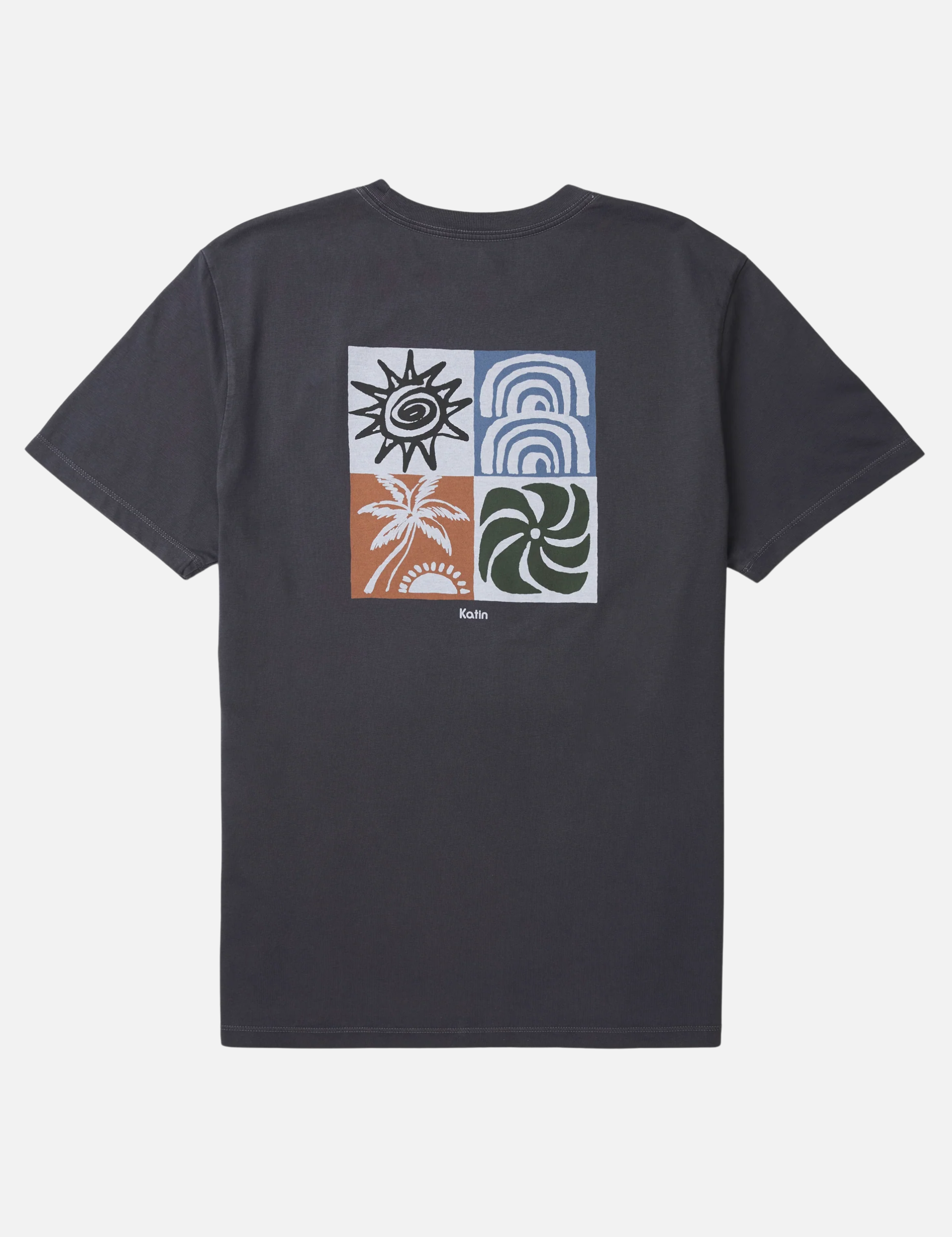 Katin Realm Tee Polar Navy Blue Graphic Tee T-Shirt Short Sleeve Men’s Top for Men Back Graphic and Chest Athens GA Georgia KEMPT Menswear Store Near Me