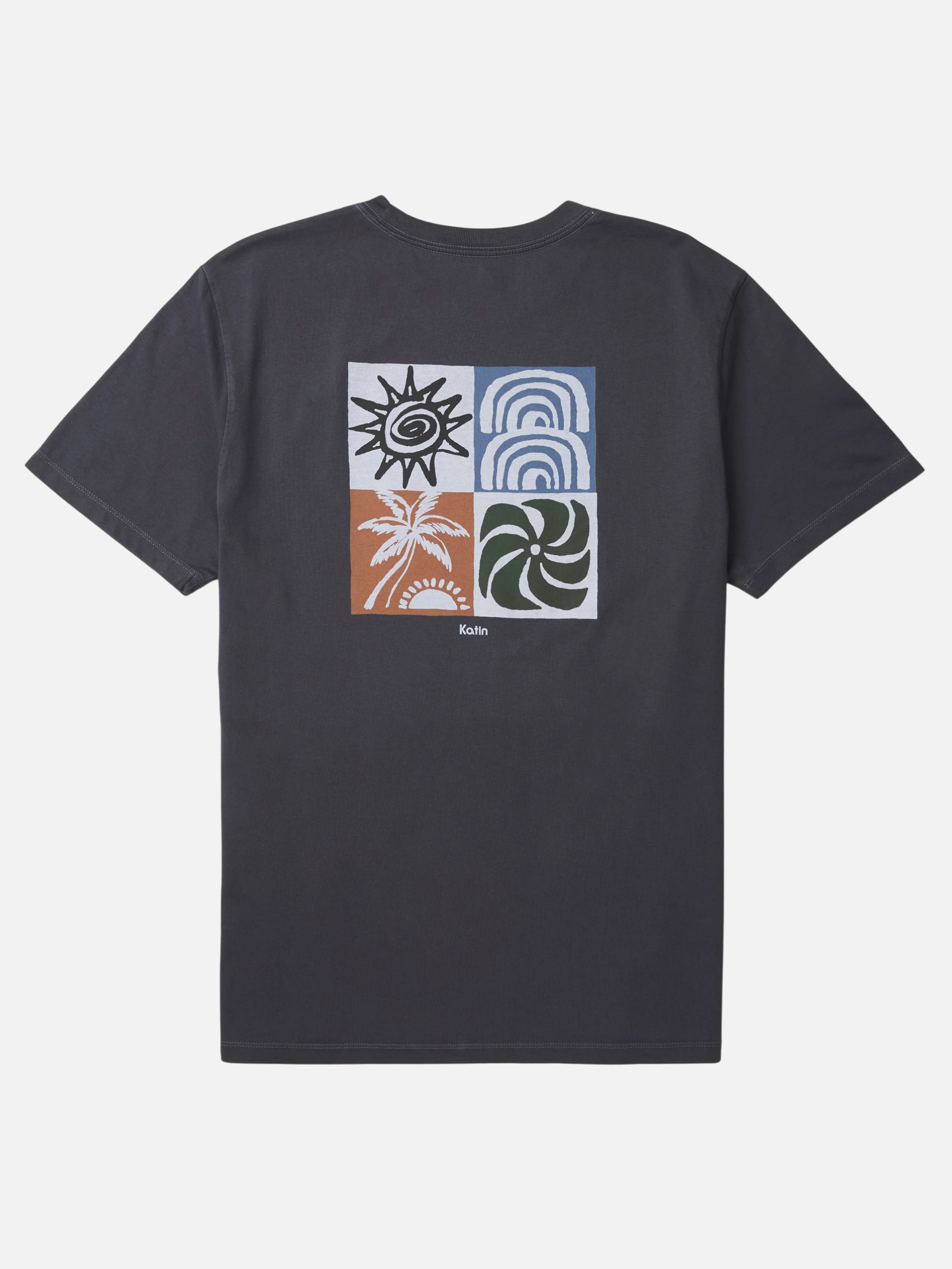 Katin Realm Tee Polar Navy Blue Graphic Tee T-Shirt Short Sleeve Men’s Top for Men Back Graphic and Chest Athens GA Georgia KEMPT Menswear Store Near Me
