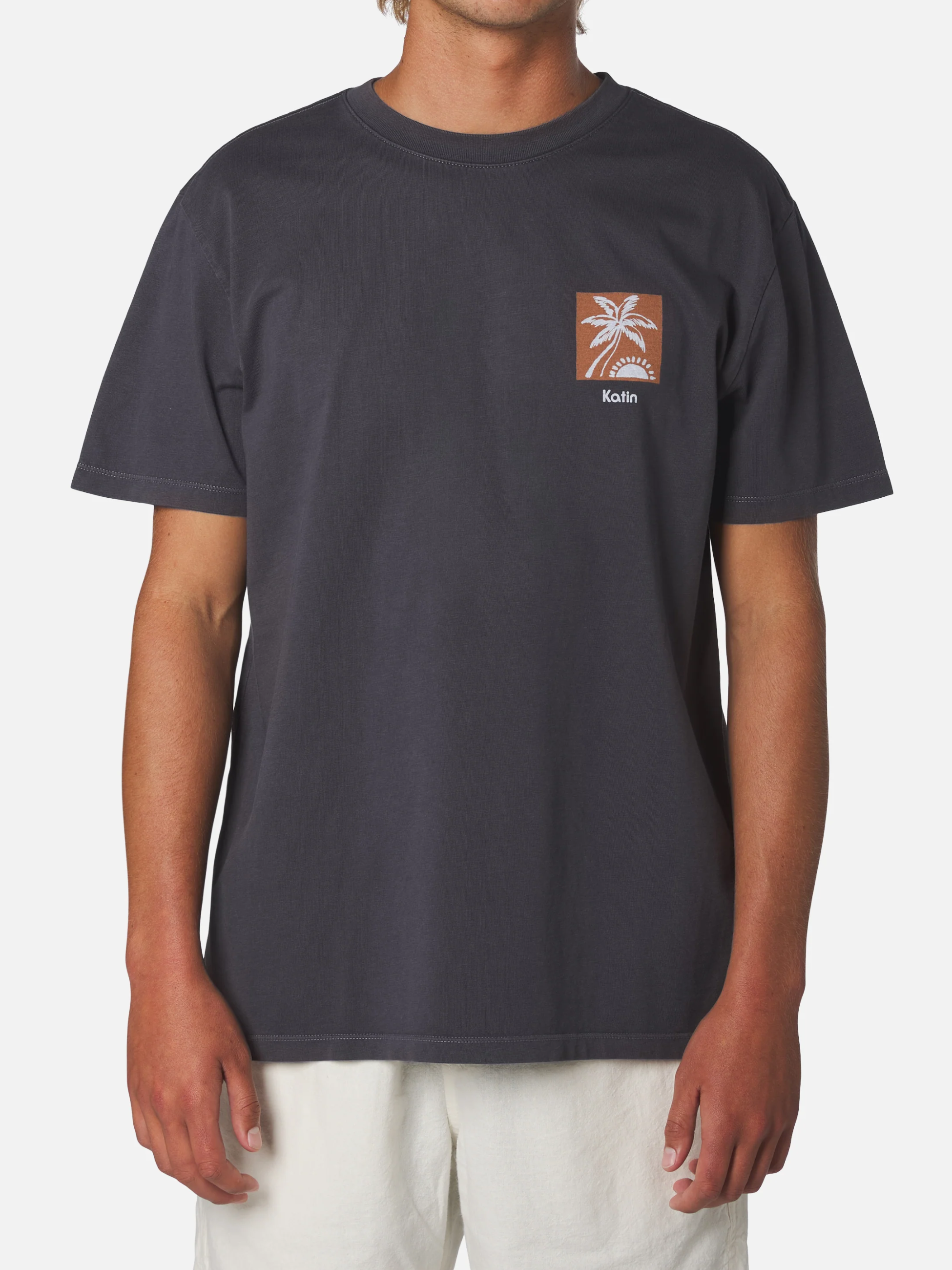 Katin Realm Tee Polar Navy Blue Graphic Tee T-Shirt Short Sleeve Men’s Top for Men Back Graphic and Chest Athens GA Georgia KEMPT Menswear Store Near Me