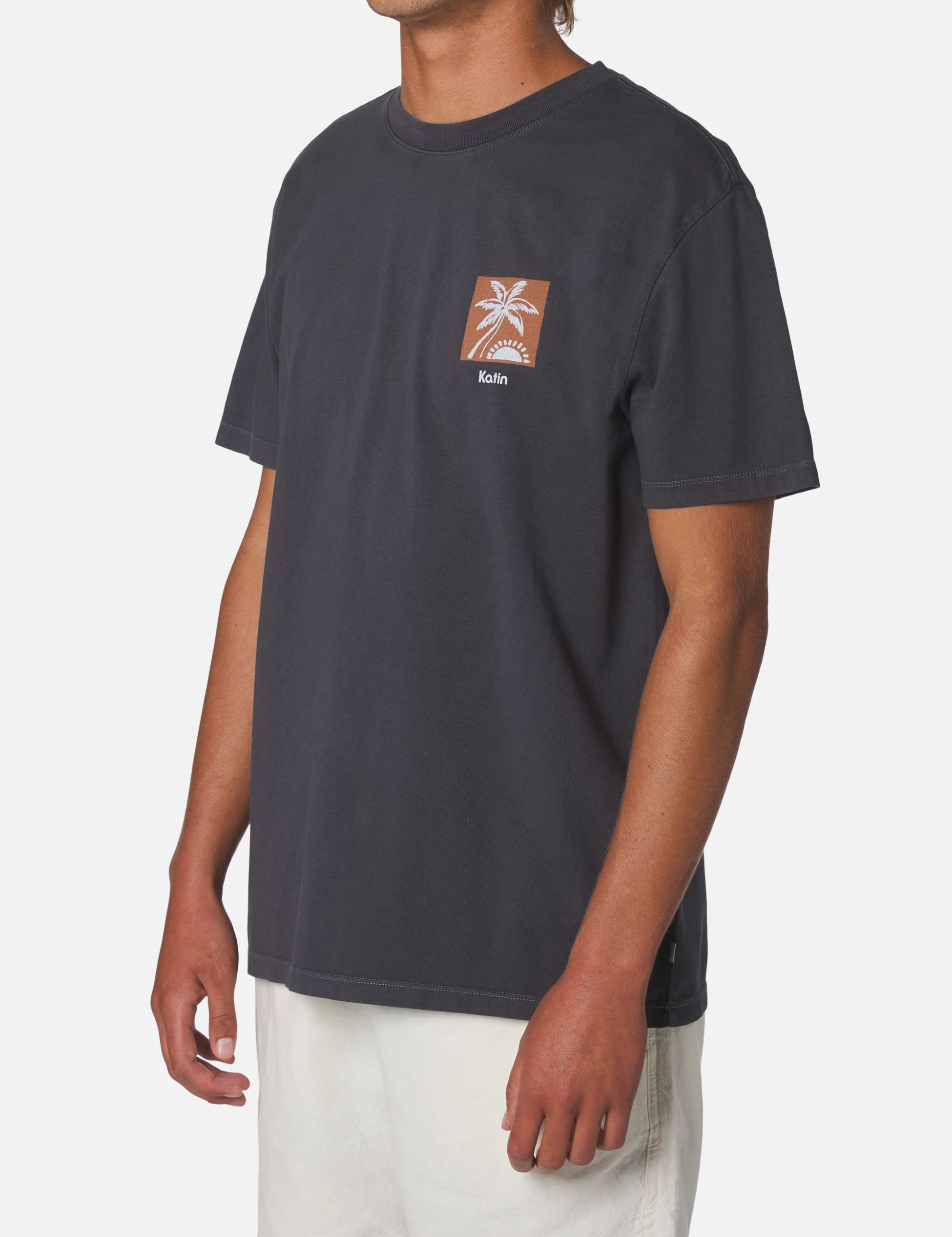 Katin Realm Tee Polar Navy Blue Graphic Tee T-Shirt Short Sleeve Men’s Top for Men Back Graphic and Chest Athens GA Georgia KEMPT Menswear Store Near Me