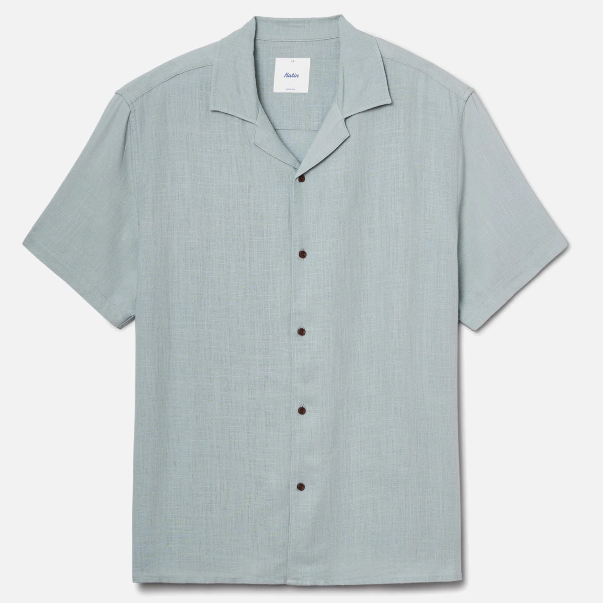 Katin Teller Shirt Abyss Blue Men’s Button Up Short Sleeve Collared Vacation Shirt for Summer Men’s Tops for Men Athens GA Georgia Kempt Menswear Store Near Me