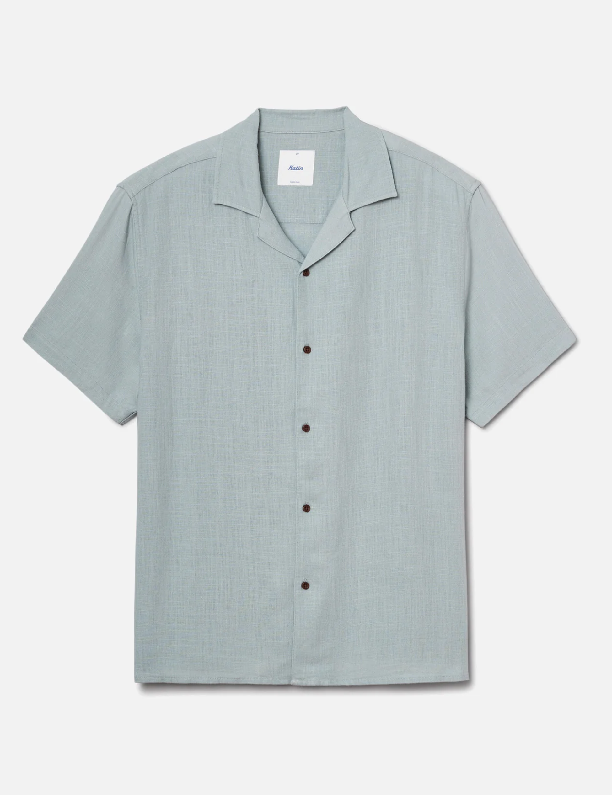 Katin Teller Shirt Abyss Blue Men’s Button Up Short Sleeve Collared Vacation Shirt for Summer Men’s Tops for Men Athens GA Georgia Kempt Menswear Store Near Me