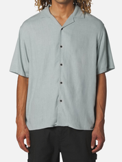 Katin Teller Shirt Abyss Blue Men’s Button Up Short Sleeve Collared Vacation Shirt for Summer Men’s Tops for Men Athens GA Georgia Kempt Menswear Store Near Me