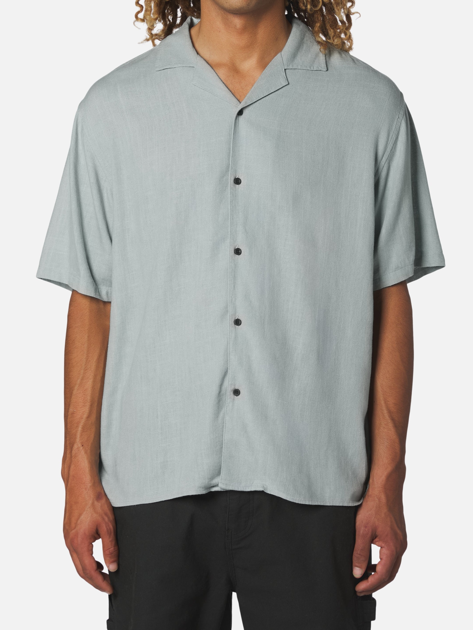 Katin Teller Shirt Abyss Blue Men’s Button Up Short Sleeve Collared Vacation Shirt for Summer Men’s Tops for Men Athens GA Georgia Kempt Menswear Store Near Me