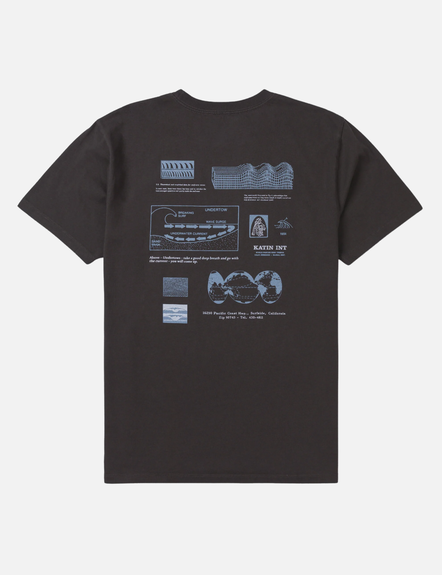 Katin Undercurrent Tee Graphic Tee T-Shirt SS Short Sleeve Top for Men Men’s Spring Summer Tops Shirts for Guys Black Wash Athens GA Georgia Kempt Menswear Store Near Me