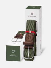 La Boucle Stretch Belt Edinburgh Green Belts Adjustable Comfortable Belting for Men Silver Buckle Fun Accessories for Guys Athens GA Georgia Kempt Menswear Store Near Me