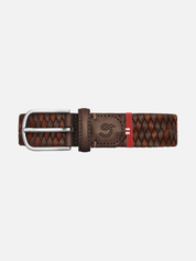 La Boucle Bologna Tan Brown Stretch Leather Belt Comfortable Belts for Men Men’s Accessories Athens GA Georgia Kempt Menswear Store Near Me