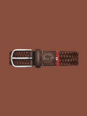 La Boucle Bologna Tan Brown Stretch Leather Belt Comfortable Belts for Men Men’s Accessories Athens GA Georgia Kempt Menswear Store Near Me