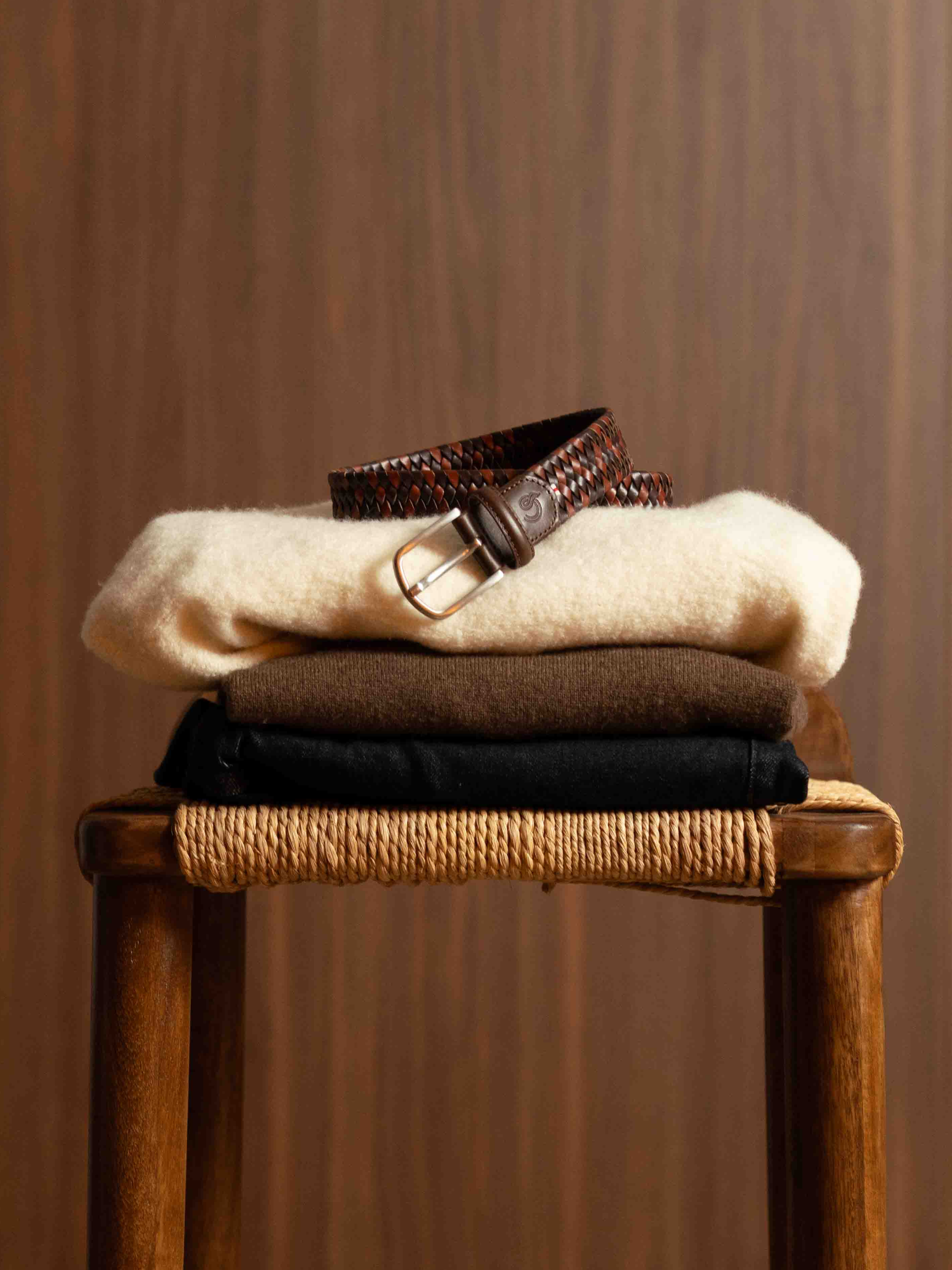 La Boucle Bologna Tan Brown Stretch Leather Belt Comfortable Belts for Men Men’s Accessories Athens GA Georgia Kempt Menswear Store Near Me