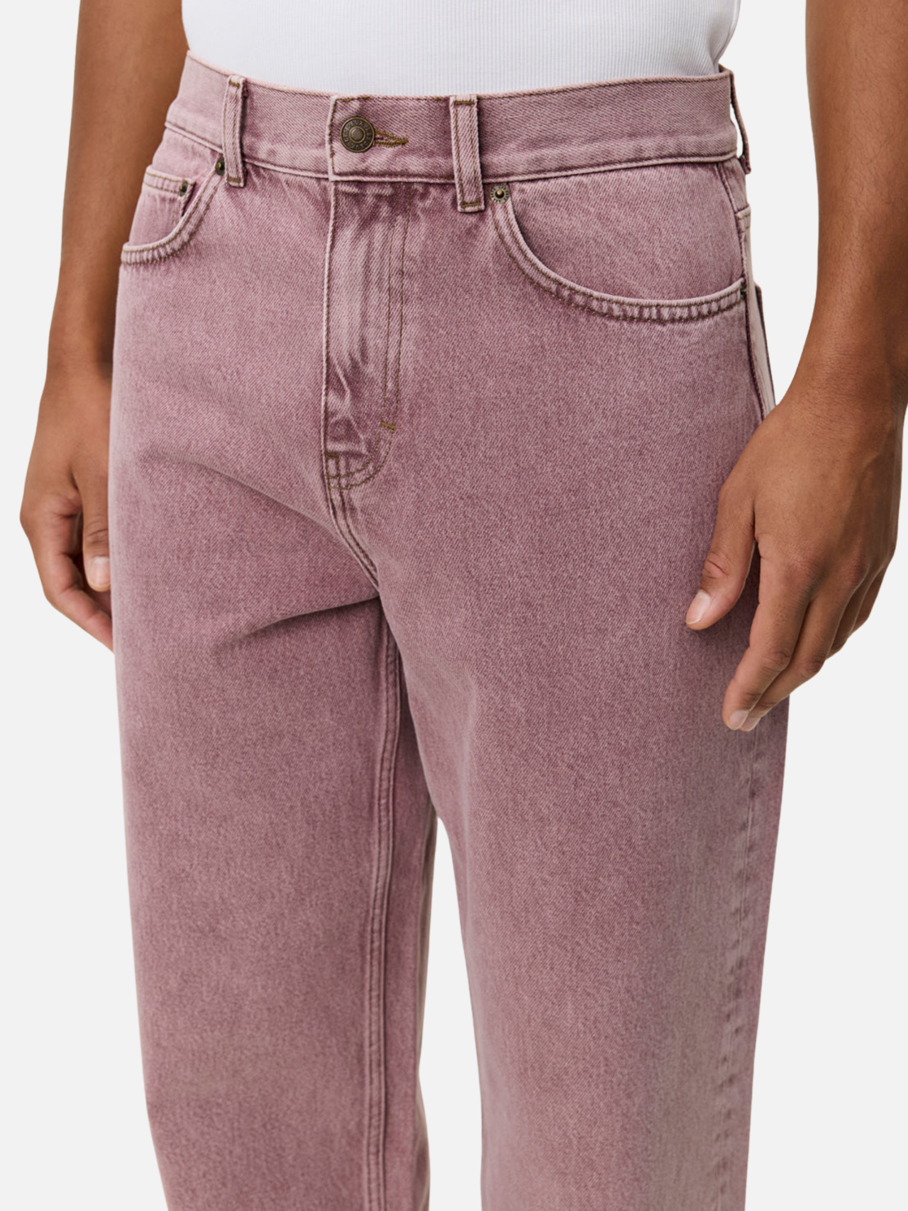 Les Deux Roi Light Pink Denim Jeans