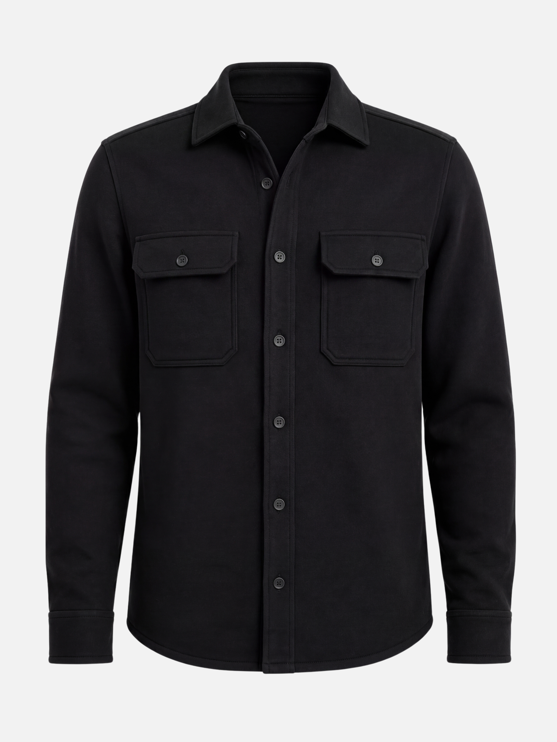 Liverpool Henderson Knit Button Up - Black