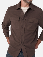 Liverpool Henderson Knit Button Up - Deep Earth