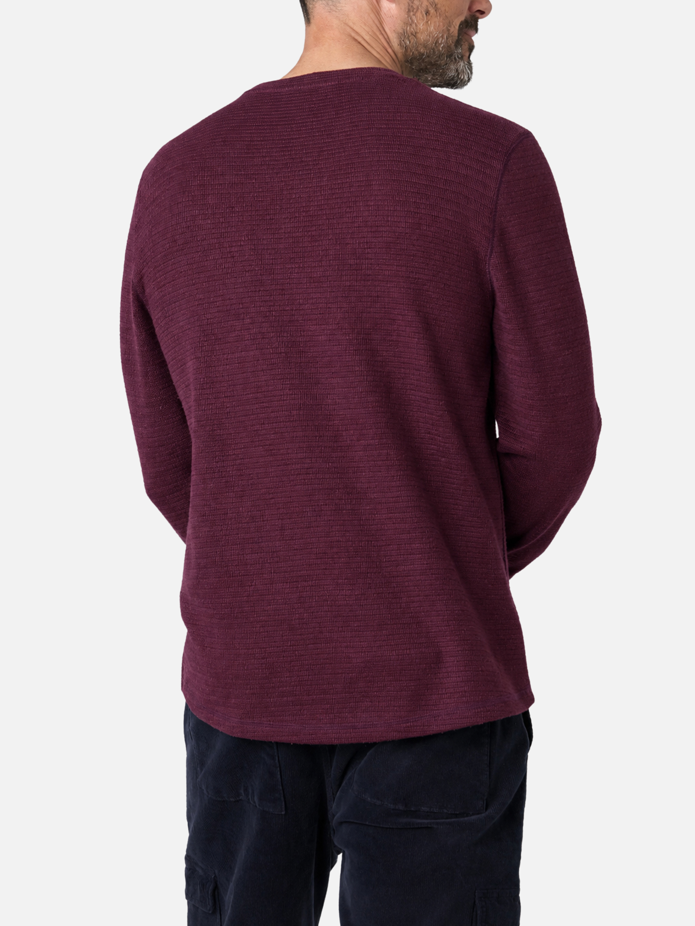 Liverpool Long Sleeve Crew - Windsor Wine