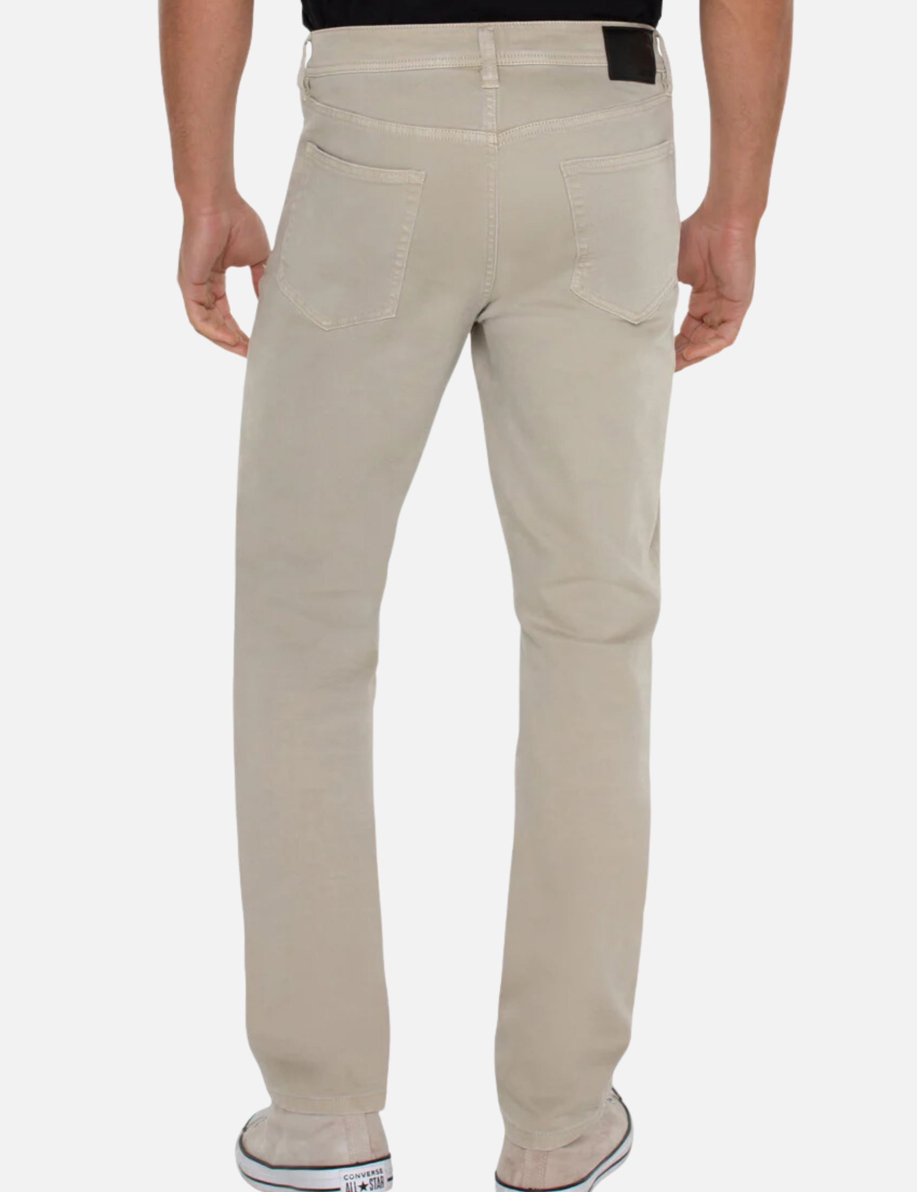 Liverpool Kingston Modern Straight Colored Denim Ecru Slim Fit Me's Pant Denim Jean Kempt Athens Men's Clothing Store Athens Georgia