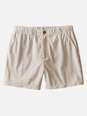 Marine Layer 5 Inch Inseam High Five Short Stone White Cream Men’s Shorts for Summer five inches inseam Vacation Bottoms for Men Athletic Performance Material Stretch Comfort Athens GA Georgia Kempt Menswear Store Near Me