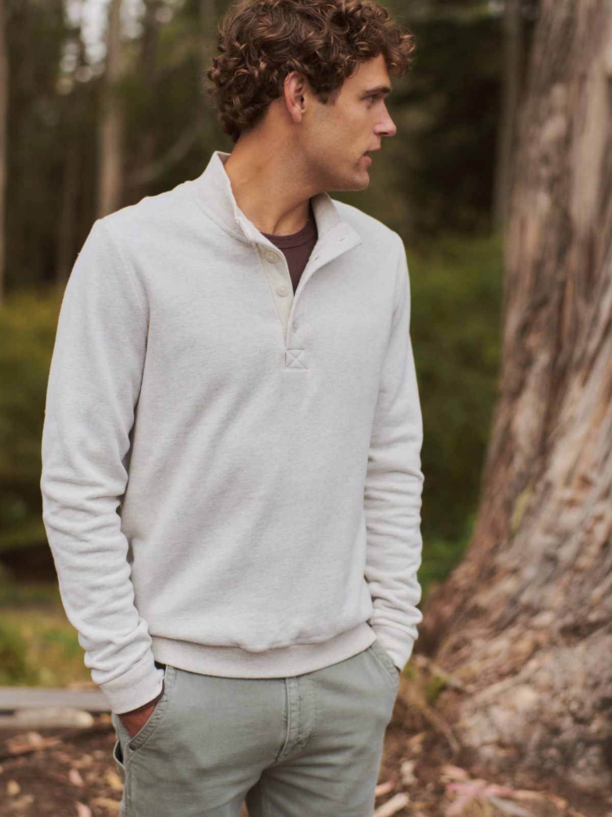 Marine Layer Cloud 9 Clayton Pullover - Oatmeal