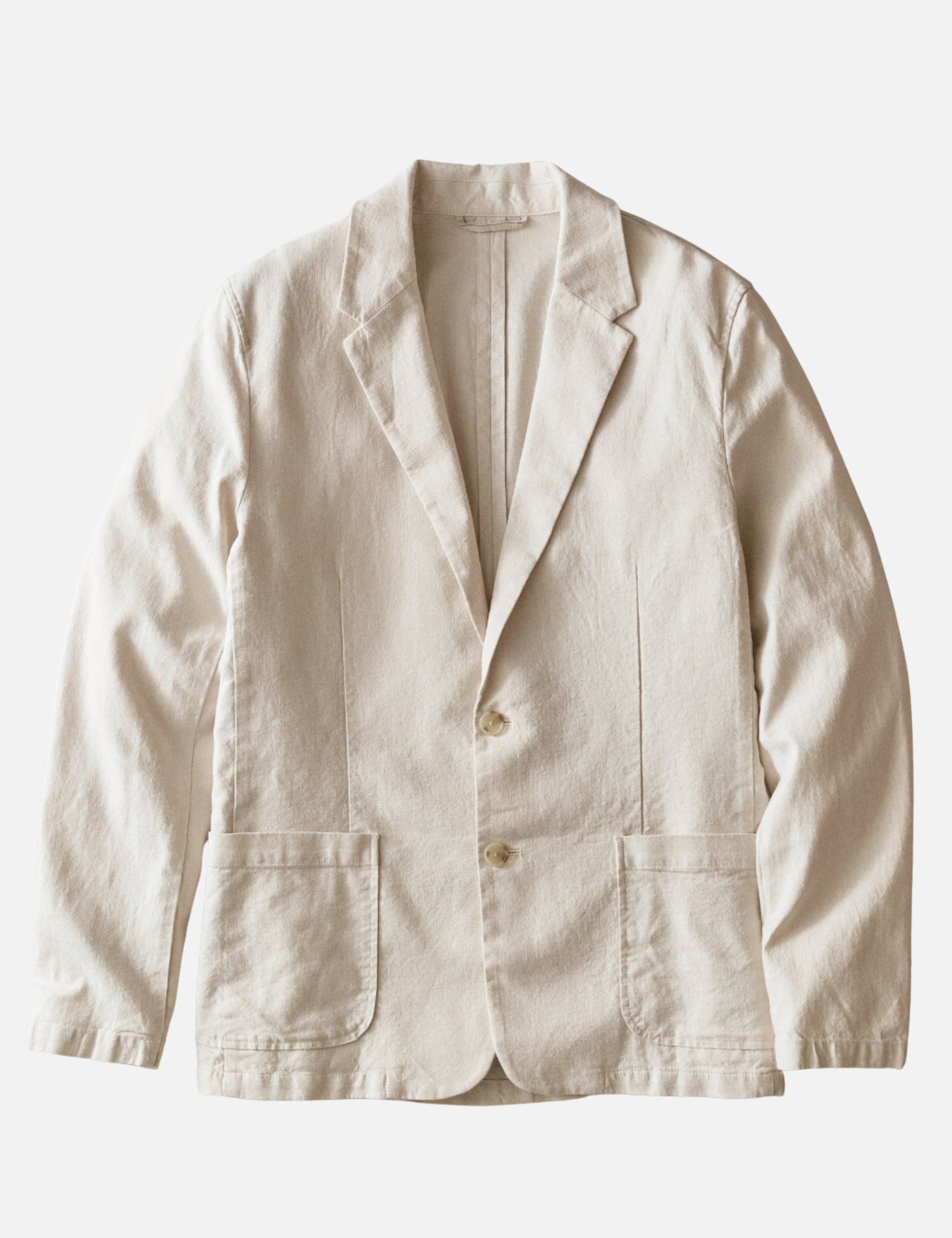 Marine Layer Hemp Blazer Natural Cream White Summer Suit Lightweight Wedding Garden Party Outfit for Men Blazers Men’s Tops Cotton Linen Athens GA Georgia Kempt Menswear Store Near Me