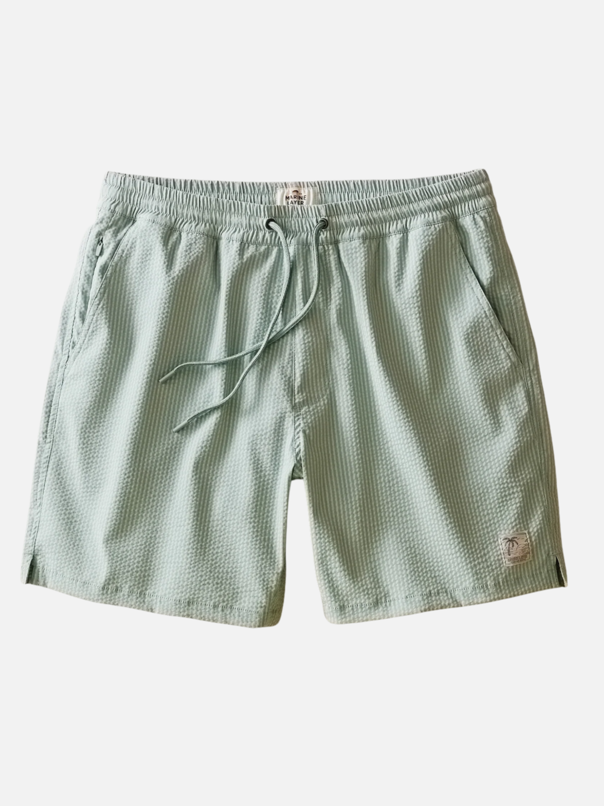 Marine Layer Lined Sport & Swim Short 6” - Iceberg Stripe