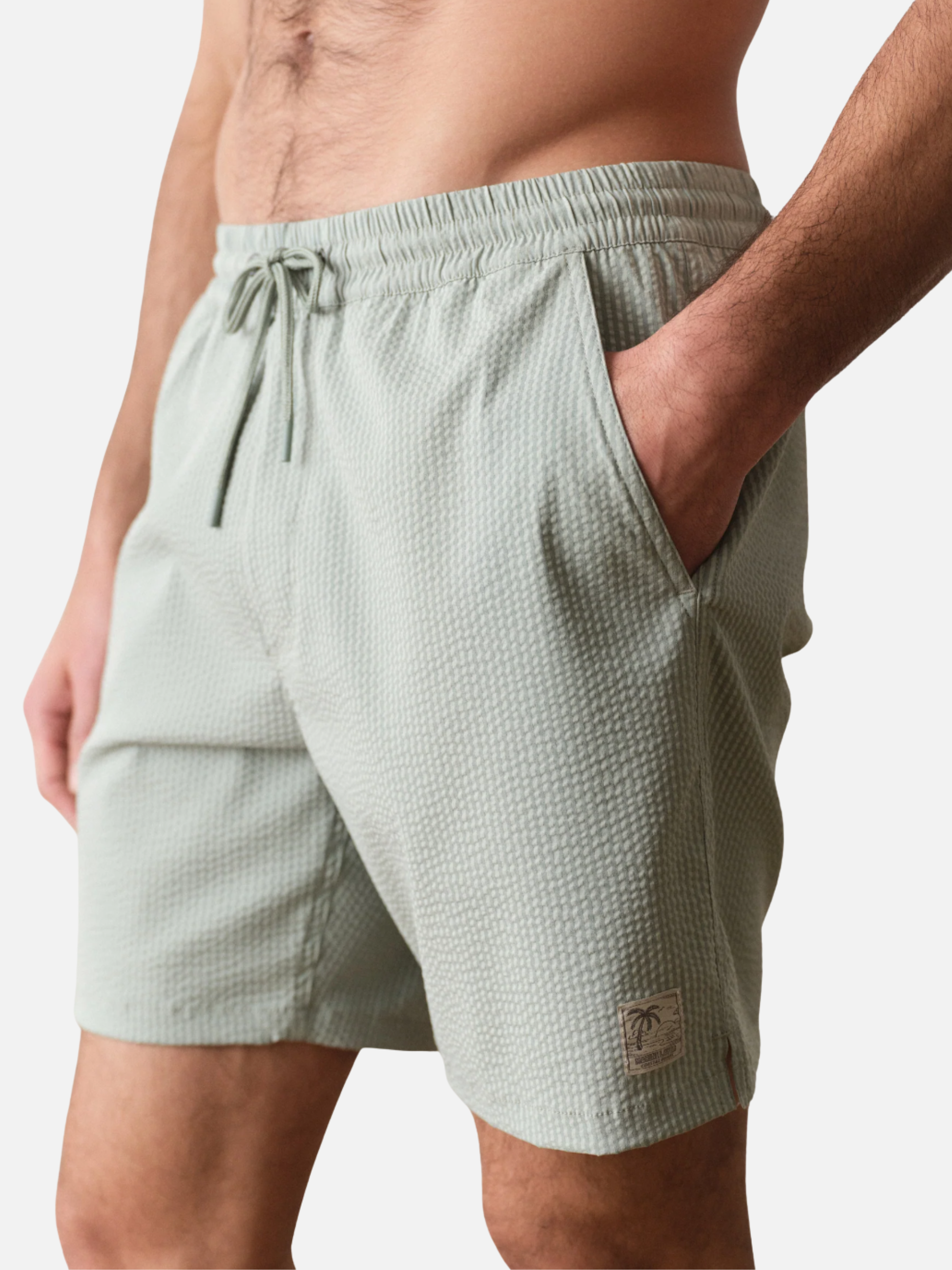 Marine Layer Lined Sport & Swim Short 6” - Iceberg Stripe