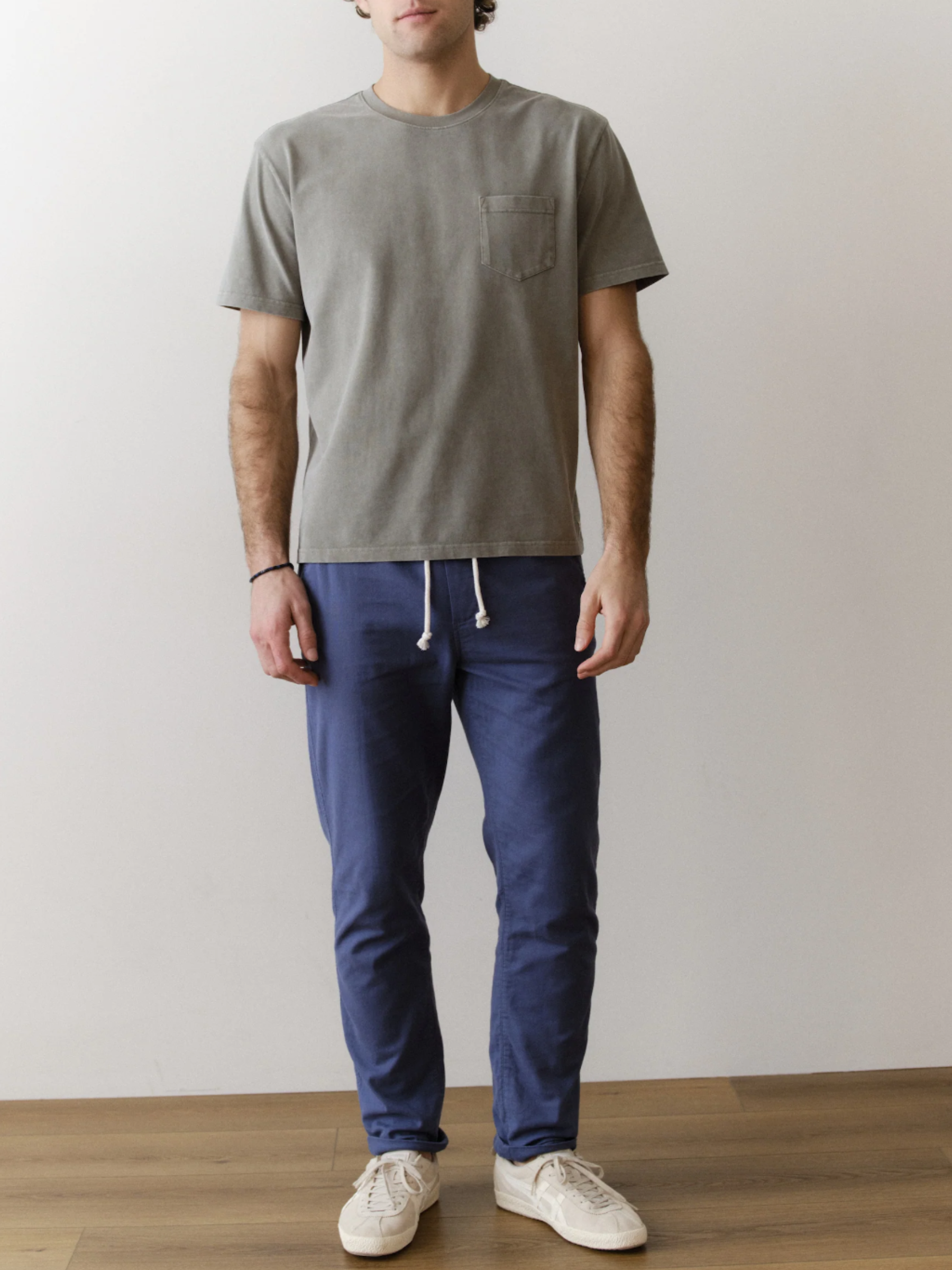 Marine Layer Luxe 250 Relaxed Pocket Tee Faded Green Soft Tops for Men men’s Summer shirts Athens GA Georgia Kempt Menswear Store Near Me