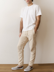 Marine Layer Luxe 250 Relaxed Pocket Tee White Soft Tops for Men men’s Summer shirts Athens GA Georgia Kempt Menswear Store Near Me