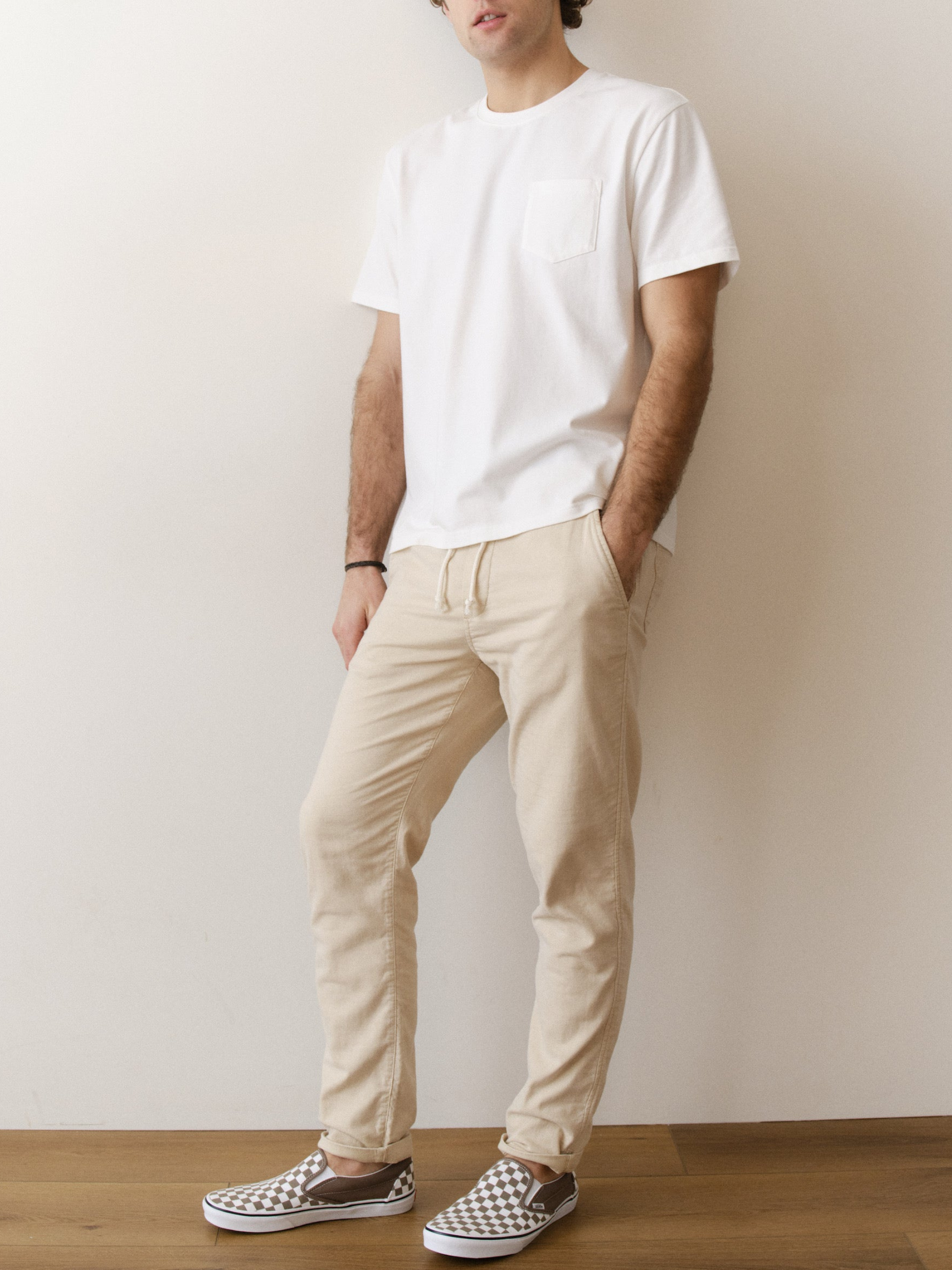 Marine Layer Luxe 250 Relaxed Pocket Tee White Soft Tops for Men men’s Summer shirts Athens GA Georgia Kempt Menswear Store Near Me