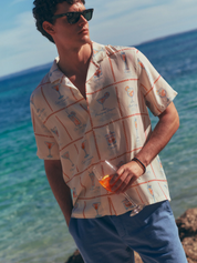 Marine Layer Luzio Resort Shirt - Happy Hour