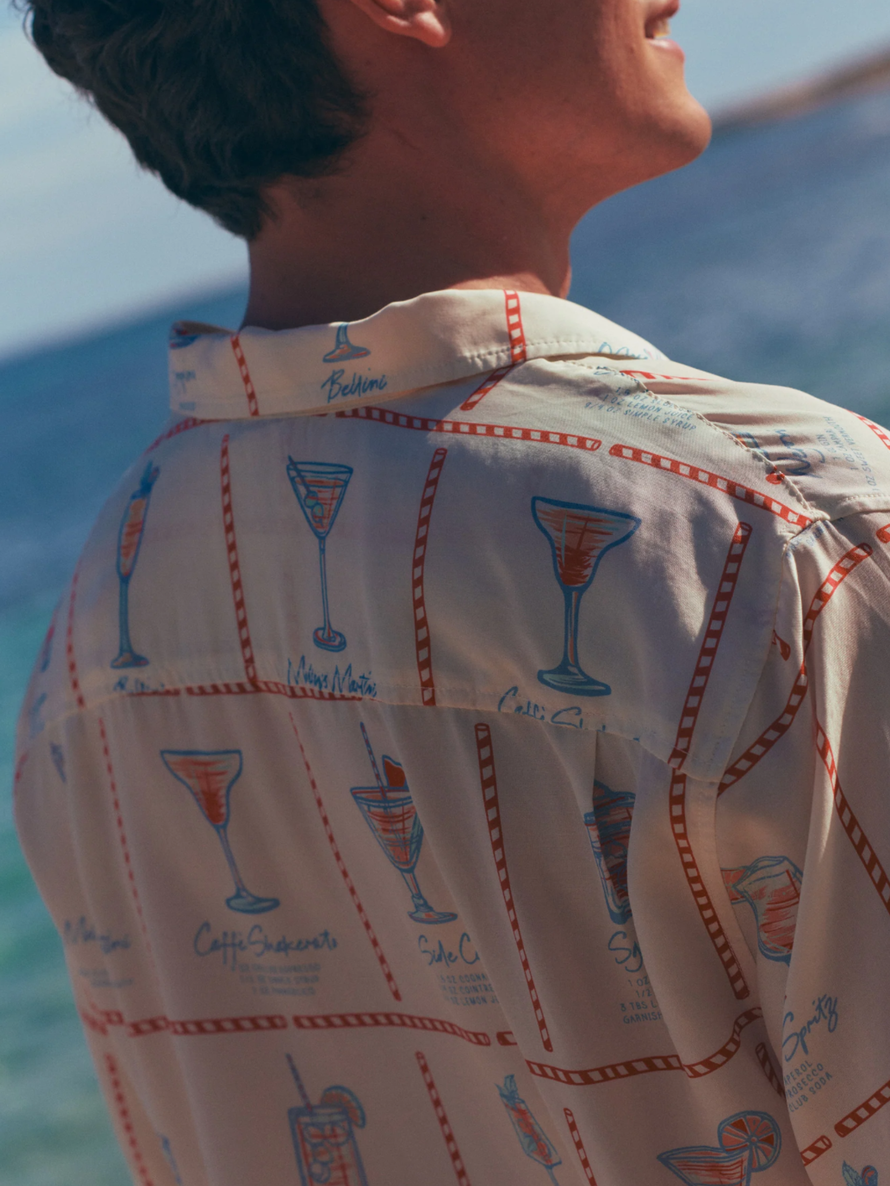 Marine Layer Luzio Resort Shirt - Happy Hour
