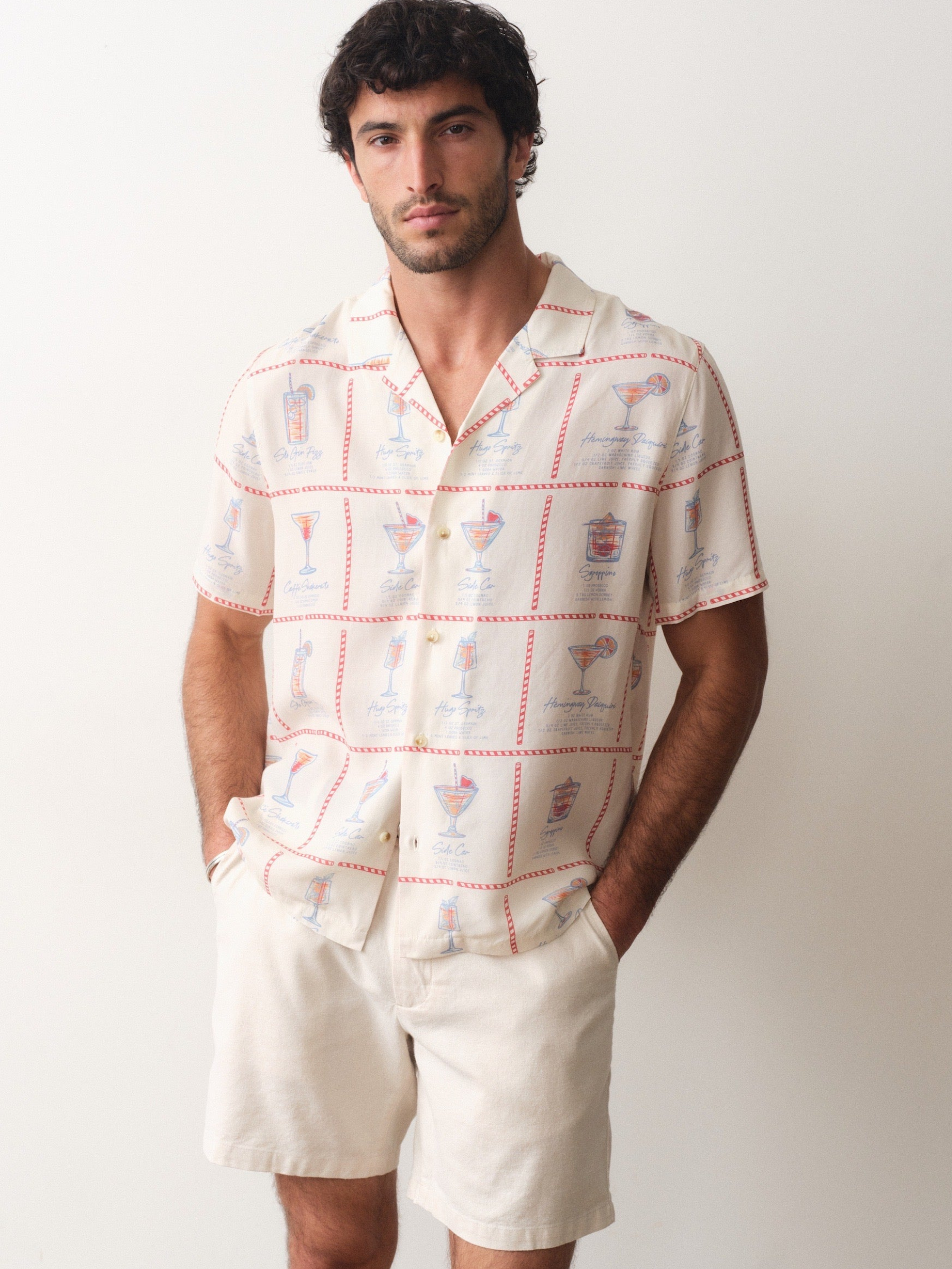 Marine Layer Luzio Resort Shirt - Happy Hour