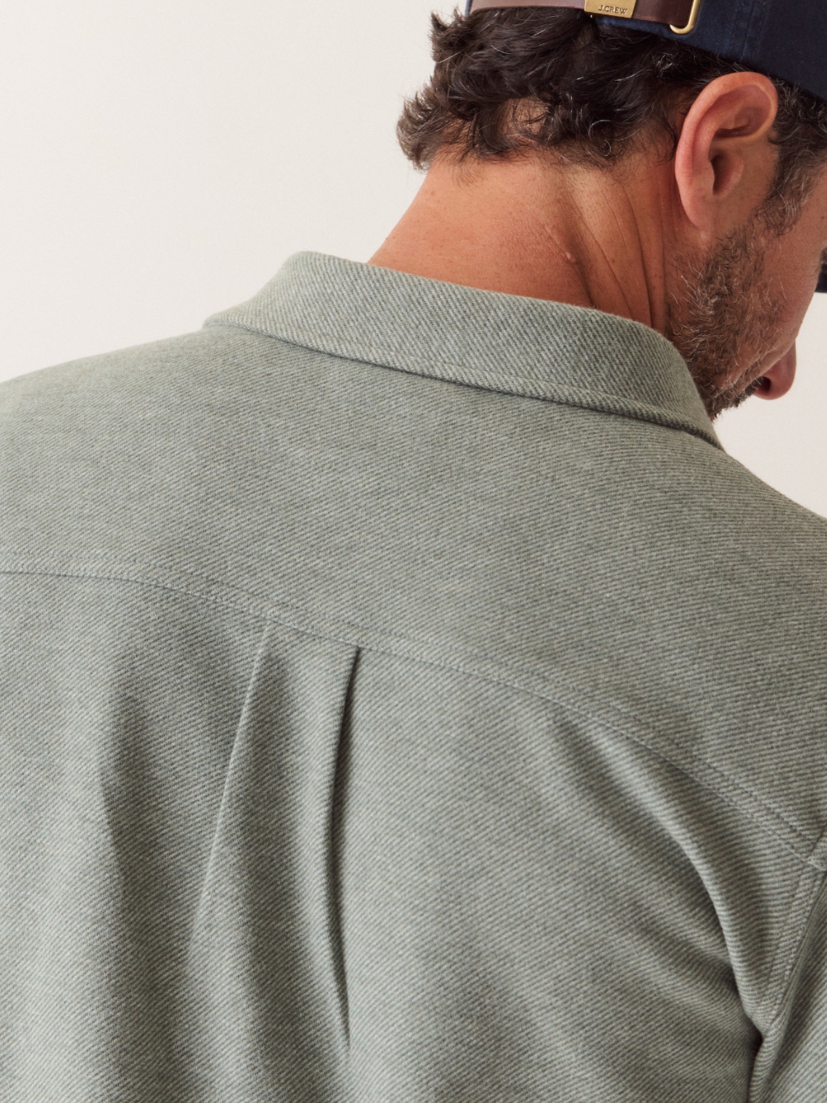 Marine Layer Pacifica Stretch Twill Overshirt - Olive