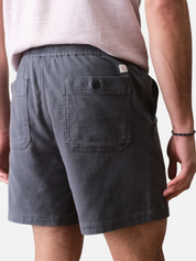 Marine Layer saturday beach pant elastic waist drawstring men’s bottoms spring summer shorts for men faded black grey gray Athens GA Georgia Kempt Menswear Store Near Me