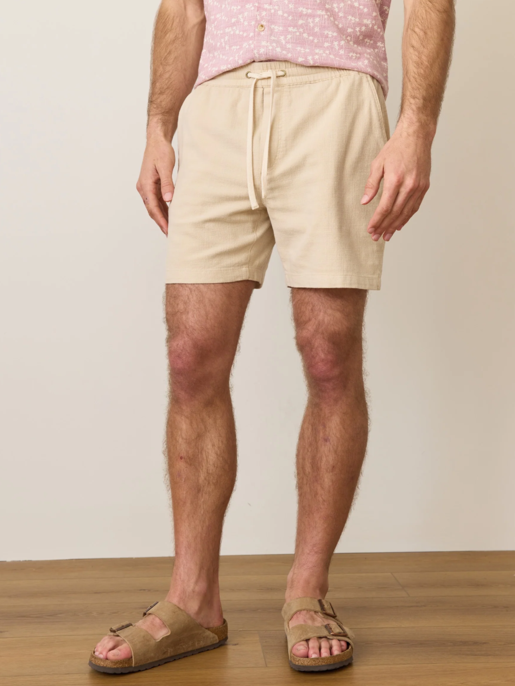 Marine Layer Saturday Beach Short 6” - Sand