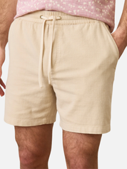 Marine Layer Saturday Beach Short 6” - Sand