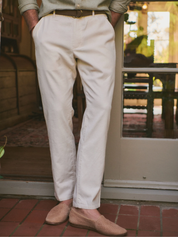 Marine Layer Saturday Hemp Chino Pants Natural White Cream Men’s Summer Bottoms Hemp Suit Summer Suits for Weddings Warm Weather Vacation Matching Suit Set Athens GA Georgia Kemp Menswear Store Near Me