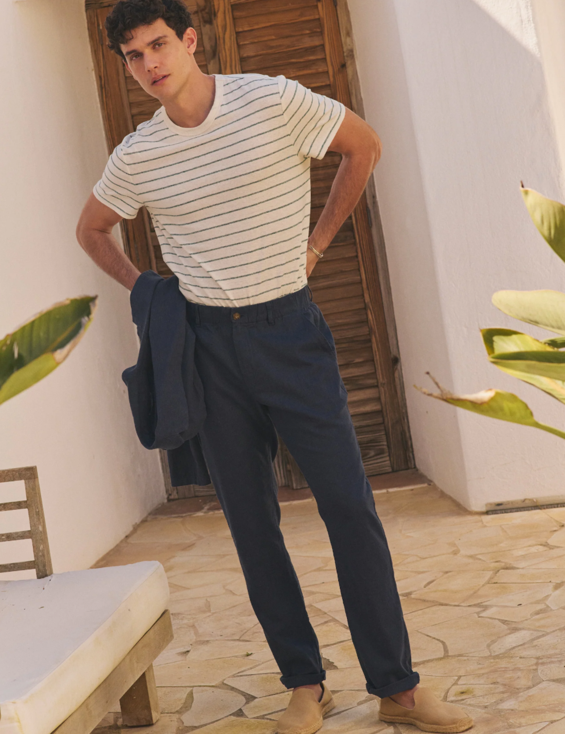 Marine Layer Hemp Chino Navy Blue Summer Suit Lightweight Wedding Outfit for Men Pants Men’s Bottoms Cotton Linen Straight Fit in Leg Athens GA Georgia Kempt Menswear Store Near Me