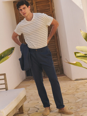 Marine Layer Hemp Chino Navy Blue Summer Suit Lightweight Wedding Outfit for Men Pants Men’s Bottoms Cotton Linen Straight Fit in Leg Athens GA Georgia Kempt Menswear Store Near Me