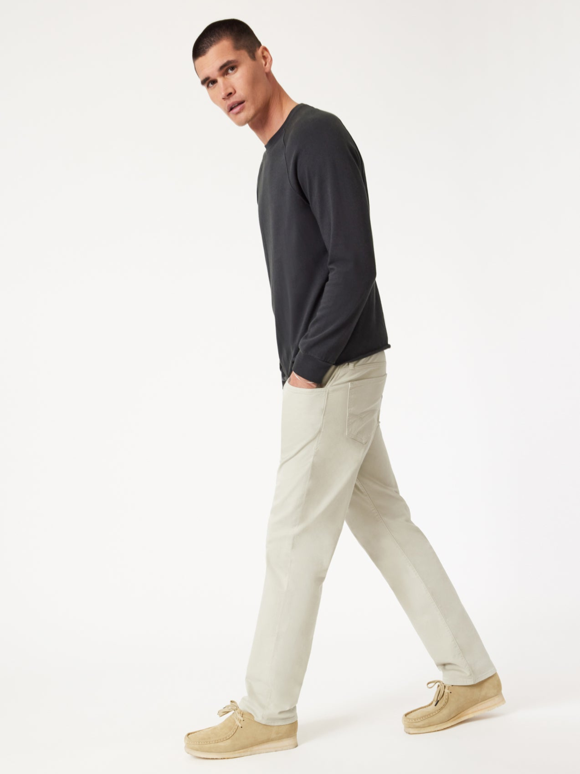 Mavi Zach Straight Relaxed Mint Twill Taupe Cream Men’s Bottoms Pants for Men Spring Summer Comfortable Stretchy Jeans Athens GA Georgia Kempt Menswear Store Near Me