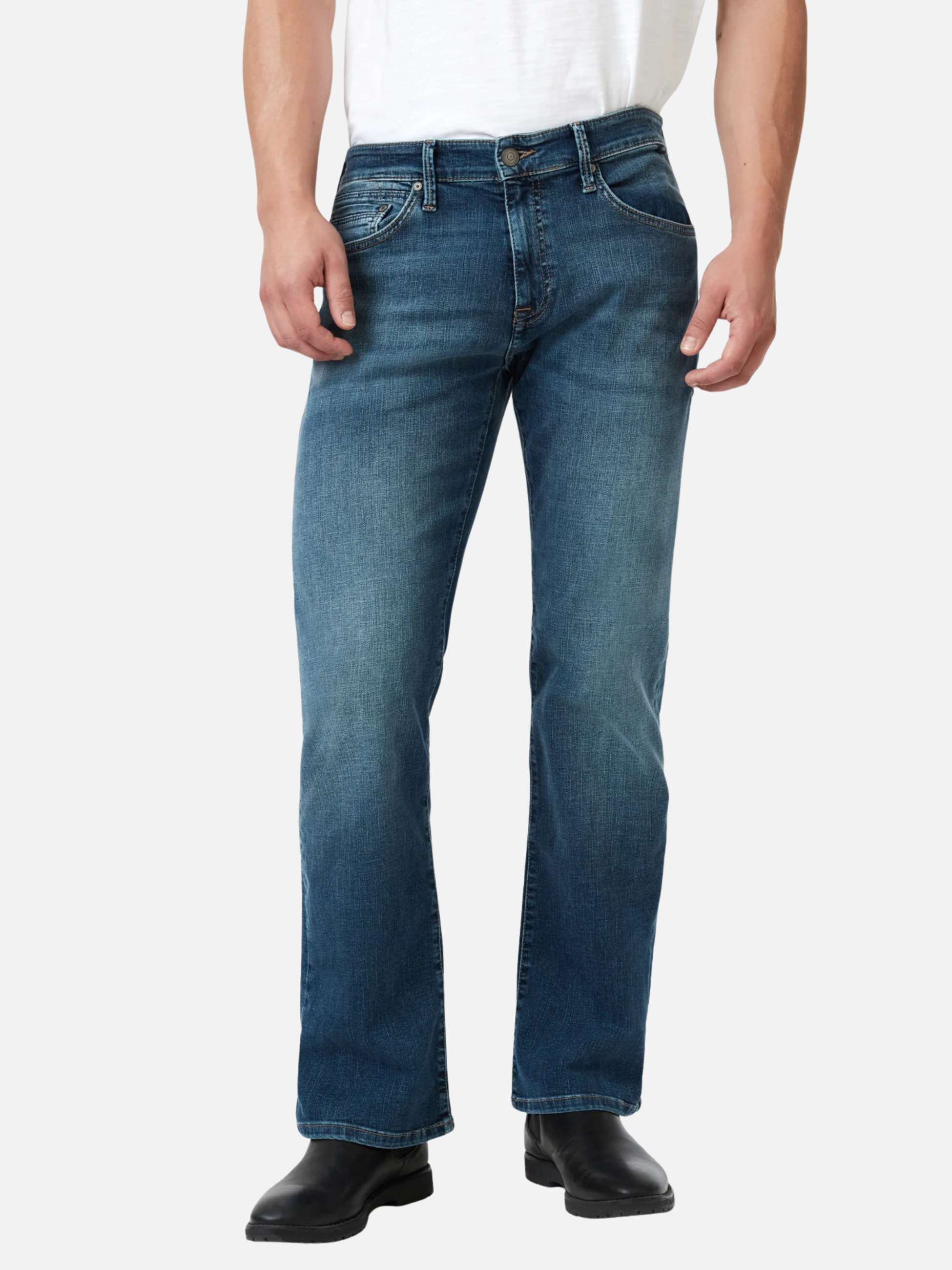 Mavi Josh Bootcut Jean - Mid Brushed