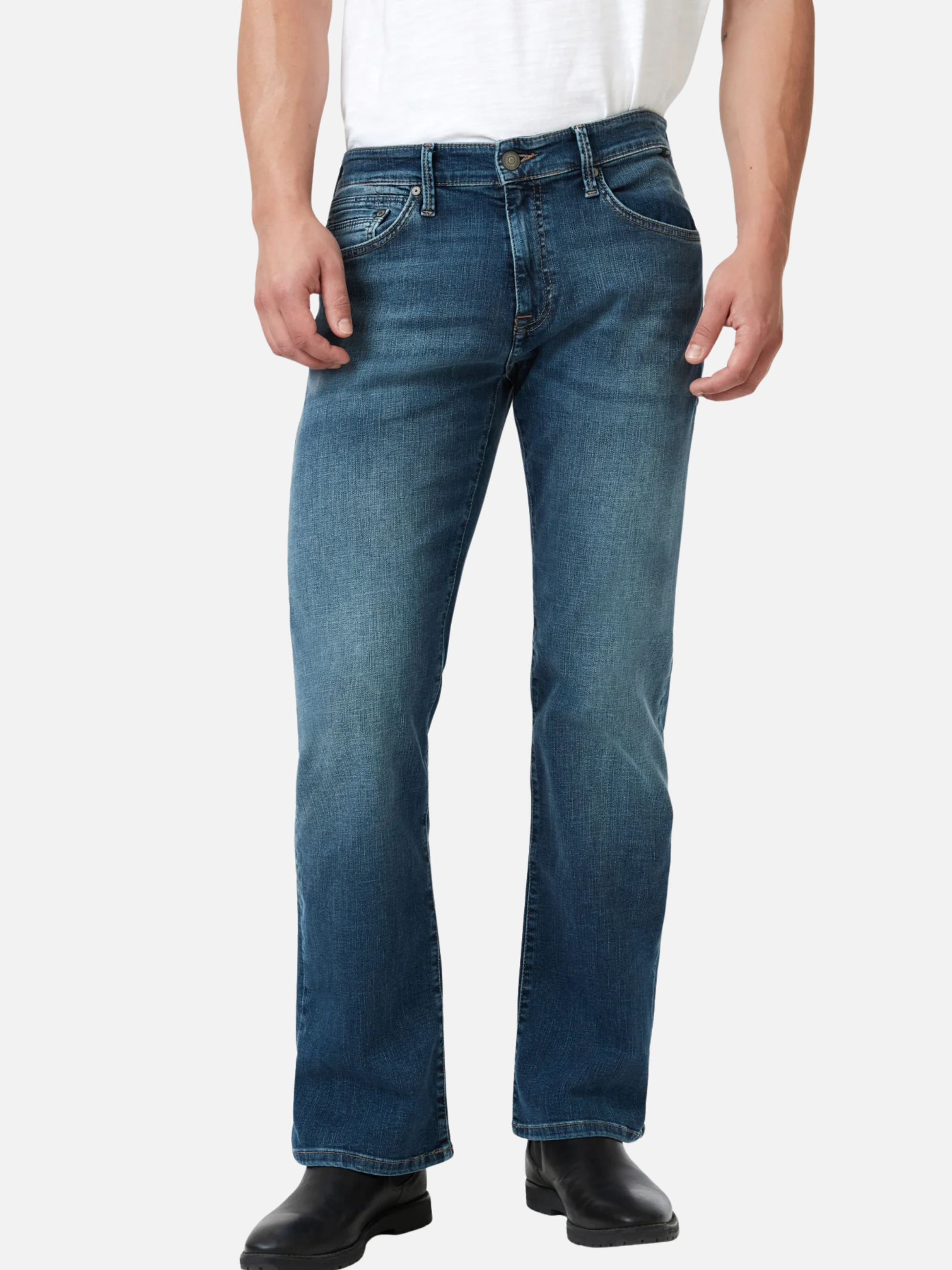 Mavi Josh Bootcut Jean - Mid Brushed
