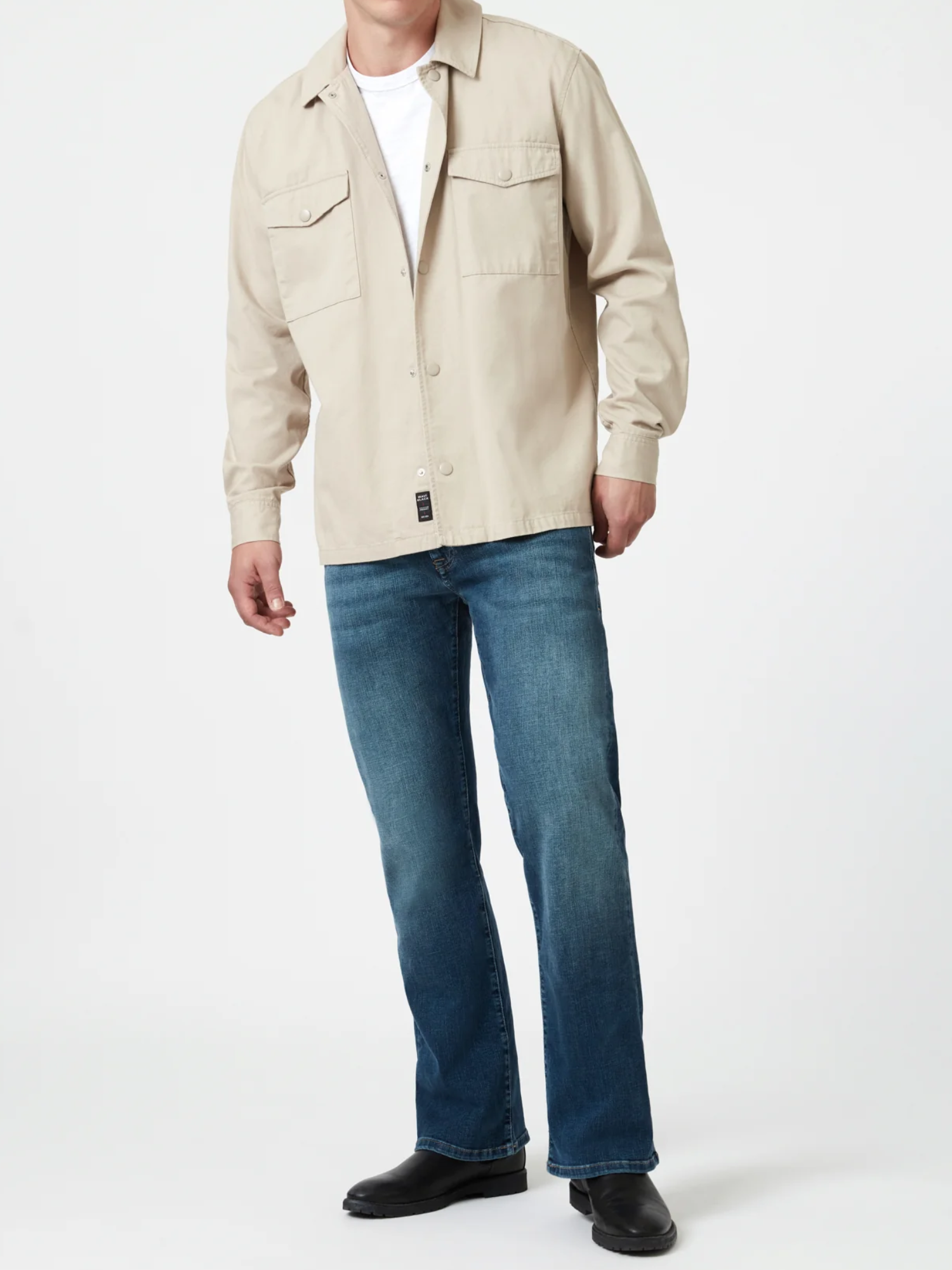 Mavi Josh Bootcut Jean - Mid Brushed