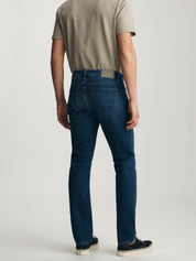 Mavi Marcus Slim Straight Leg Dark Air Lite Blue Men’s Jeans Bottoms for Men Athens GA Georgia Kempt Menswear Store Near Me