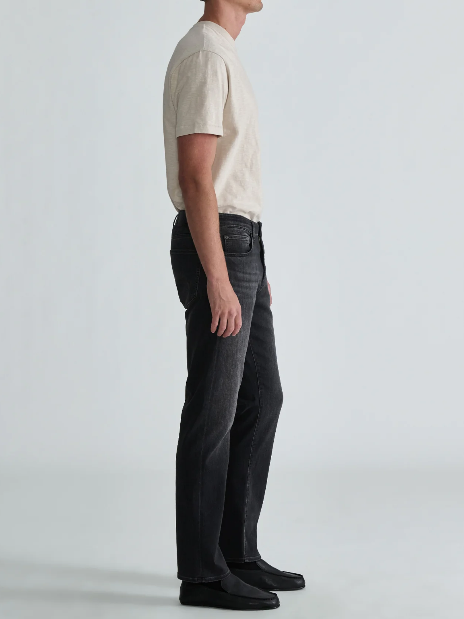 Mavi Zach Straight Leg Pant - Smoke Brushed