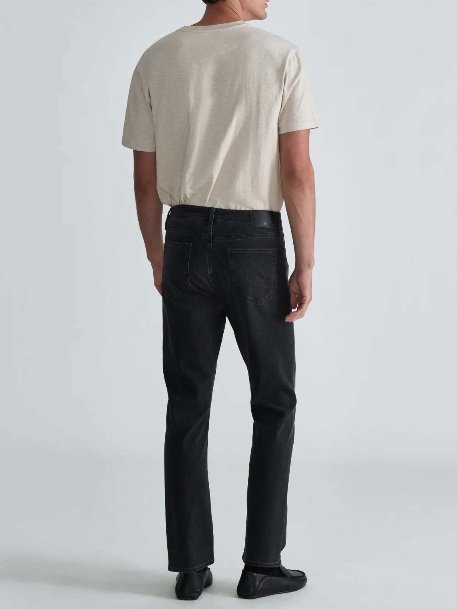 Mavi Zach Straight Leg Pant - Smoke Brushed