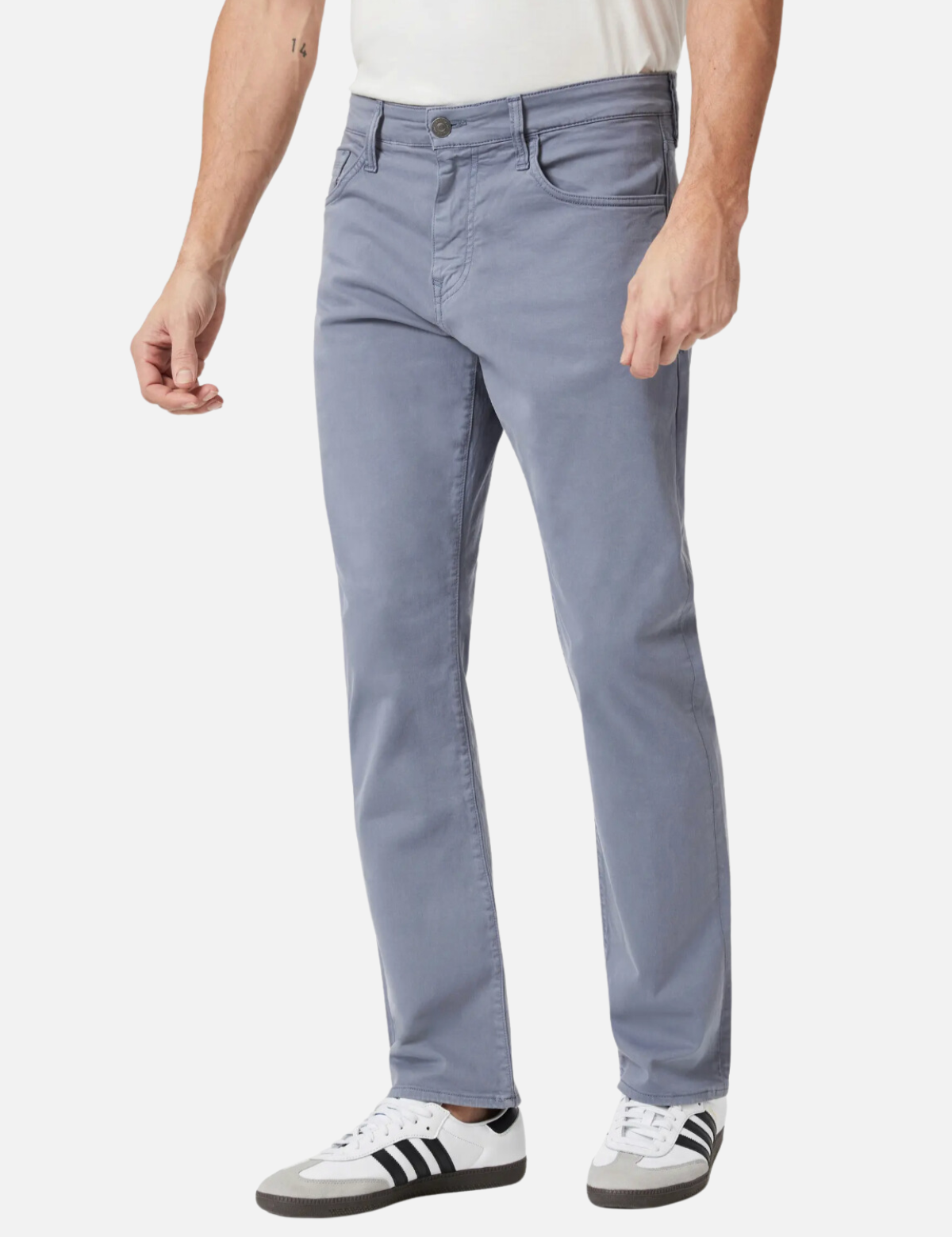 Mavi Zach Straight Pant Flint Stone Luxe Twill Jean Kempt Athens Georgia Mens CLothing Shop