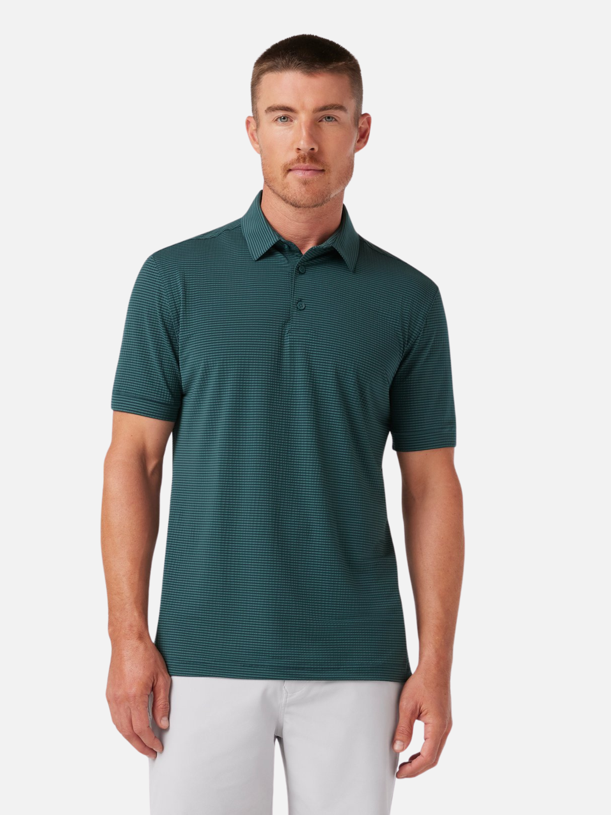 Mizzen + Main Copa SS Short Sleeve Polo Balsam Green Blue Gem Tone Spring Summer Men’s Tops for Men Athens GA Georgia Kempt Menswear Store Near Me