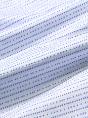 Mizzen + Main Halyard SS Polo - White Dot Stripe