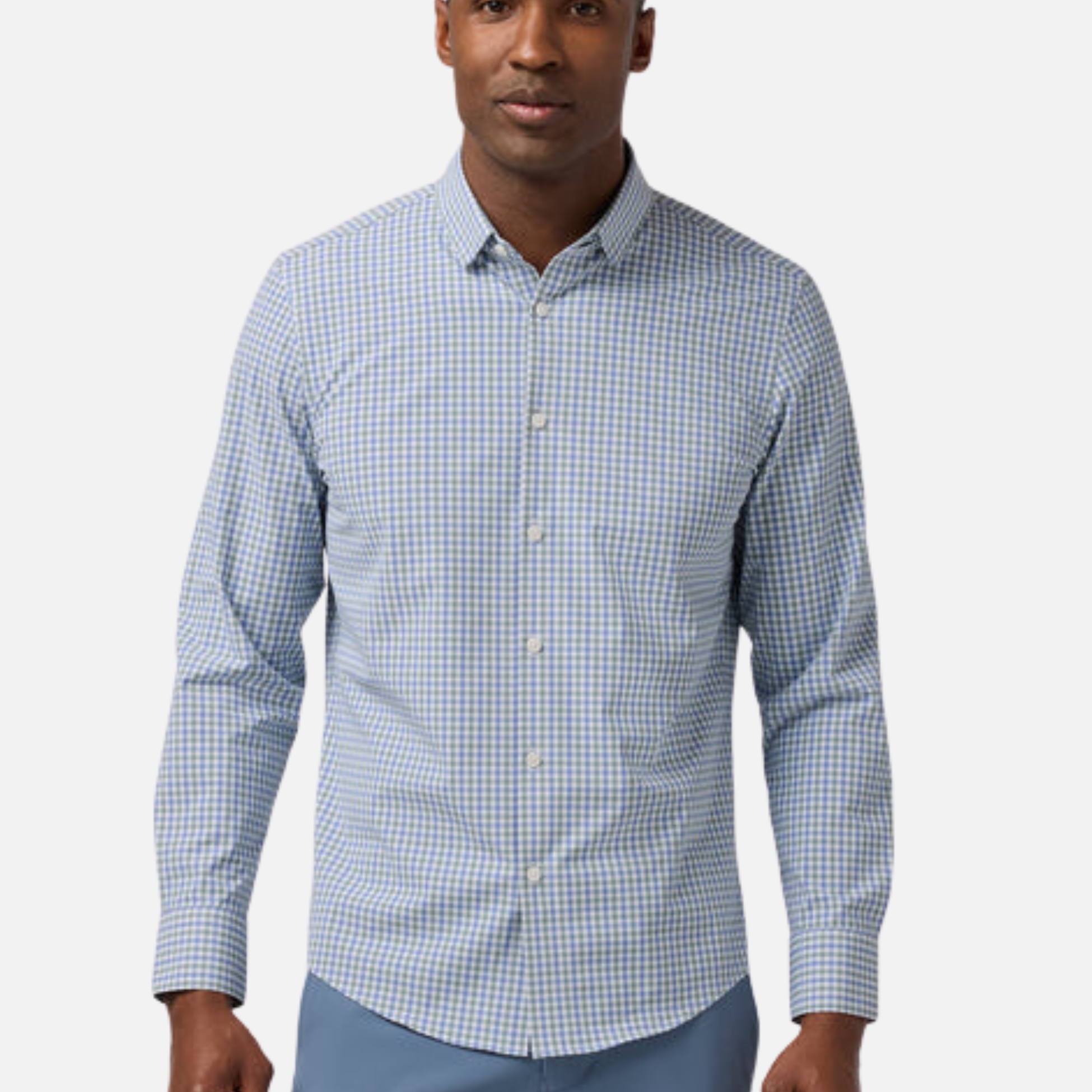 Mizzen and Main No Tuck Long Sleeve LS Dress Shirt  Men’s Summer Tops for Men Wrinkle Free Moisture Wicking Shirts for Guys Athens GA Georgia Kempt Menswear Store Near Me
